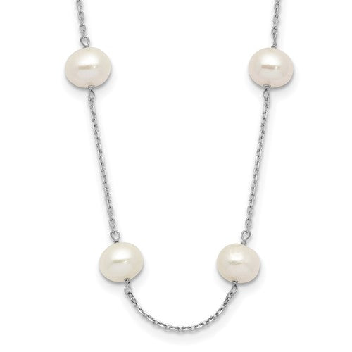 14k-white-gold-6-7mm-near-round-fw-cultured-pearl-12-station-necklace-SolomonJeweler-Wichita-KS-CustomJewelry