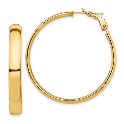 14k-high-polished-5mm-omega-back-hoop-earrings-SolomonJeweler-Wichita-KS-CustomJewelry