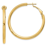 14k-3x41mm-polished-round-omega-back-hoop-earrings-SolomonJeweler-Wichita-KS-CustomJewelry