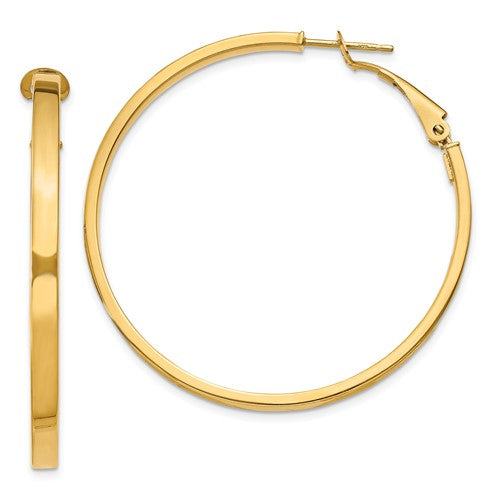 14k-3x45mm-polished-square-tube-round-hoop-earrings-SolomonJeweler-Wichita-KS-CustomJewelry