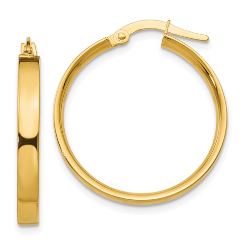 14k-3mm-medium-hoop-earrings-SolomonJeweler-Wichita-KS-CustomJewelry