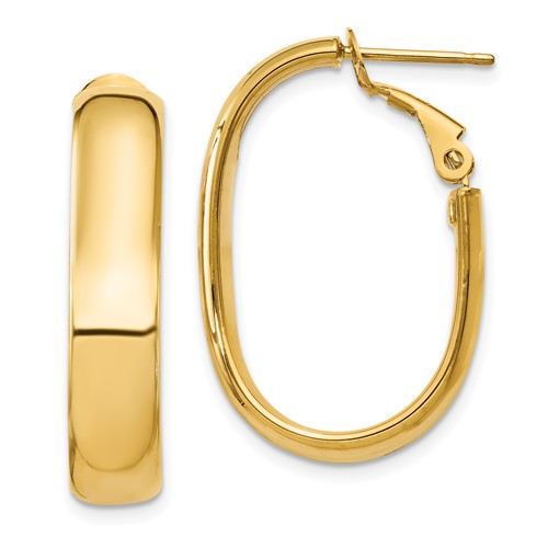 14k-5-75mm-oval-omega-back-hoop-earrings-SolomonJeweler-Wichita-KS-CustomJewelry