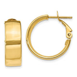 14k-polished-6-75mm-omega-back-hoop-earrings-SolomonJeweler-Wichita-KS-CustomJewelry