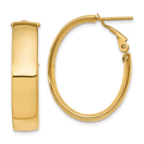 14k-6-75mm-oval-omega-back-hoop-earrings-SolomonJeweler-Wichita-KS-CustomJewelry