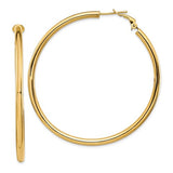 14k-3x57mm-polished-round-omega-back-hoop-earrings-SolomonJeweler-Wichita-KS-CustomJewelry