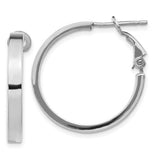 14k-white-gold-3x25mm-polished-square-tube-round-hoop-earrings-SolomonJeweler-Wichita-KS-CustomJewelry