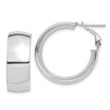 14k-white-gold-high-polished-10mm-omega-back-hoop-earrings-SolomonJeweler-Wichita-KS-CustomJewelry
