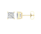 1 CT. T.W. Princess-Cut Certified Lab Diamond Solitaire Stud Earrings (VS1-E)