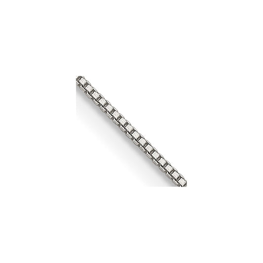 Sterling Silver .6mm Box Chain - Solomon Jewelers