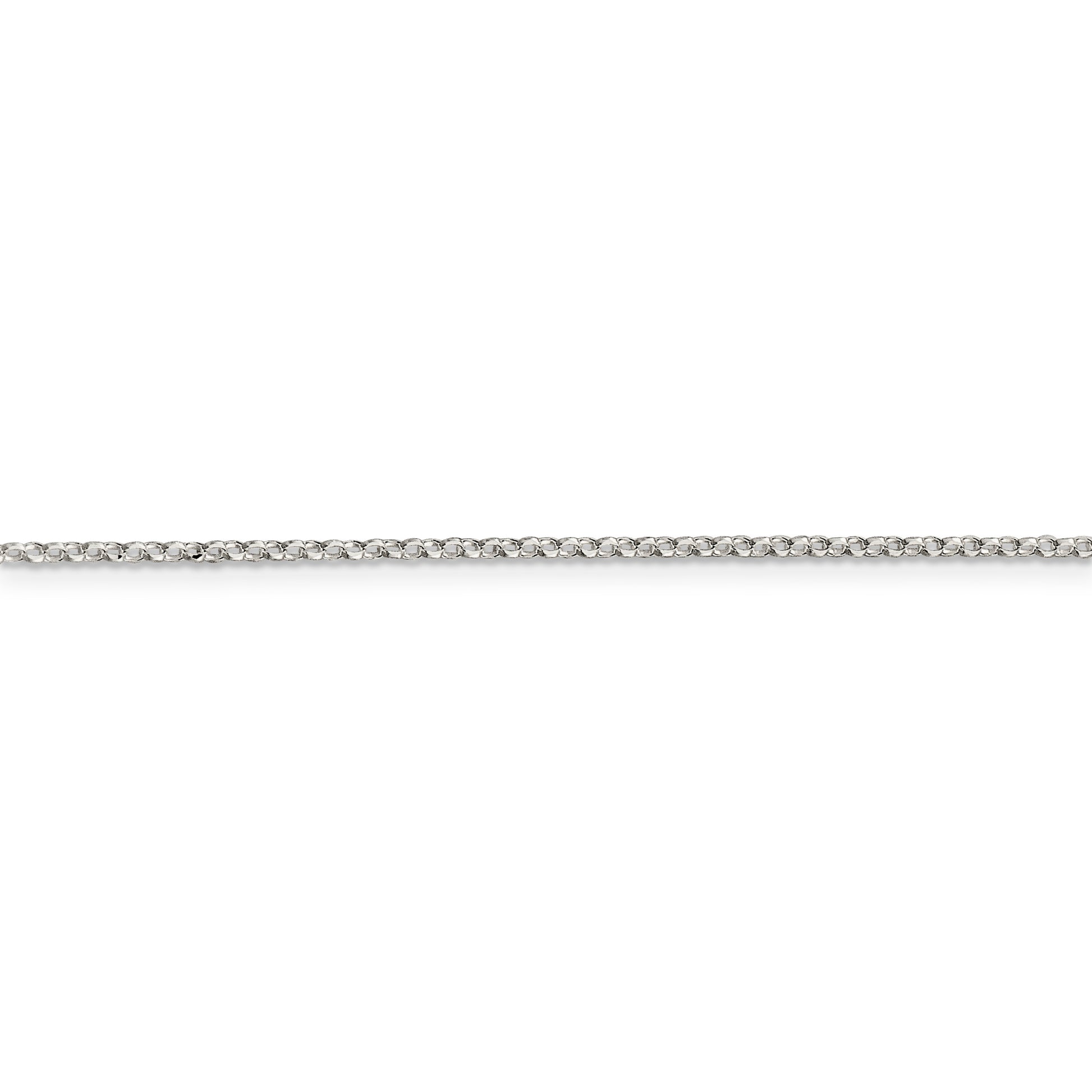 Sterling Silver 1.5mm Diamond-cut Cable Chain - Solomon Jewelers