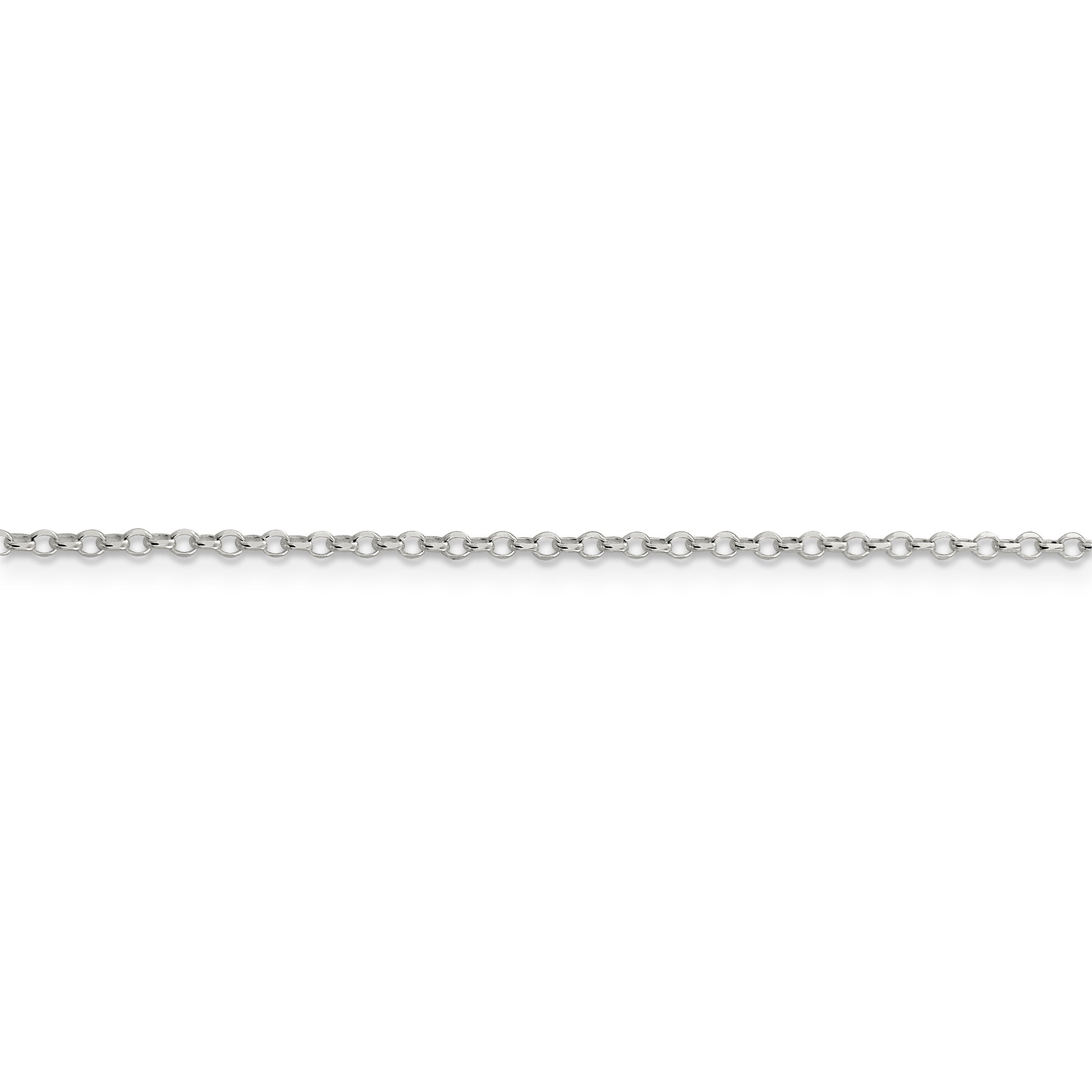 Sterling Silver 1.75mm Diamond-cut Cable Chain - Solomon Jewelers