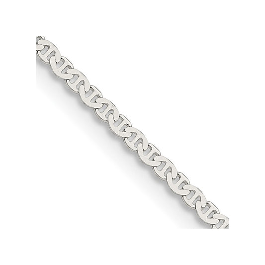Sterling Silver 1.85mm Flat Anchor Chain - Solomon Jewelers