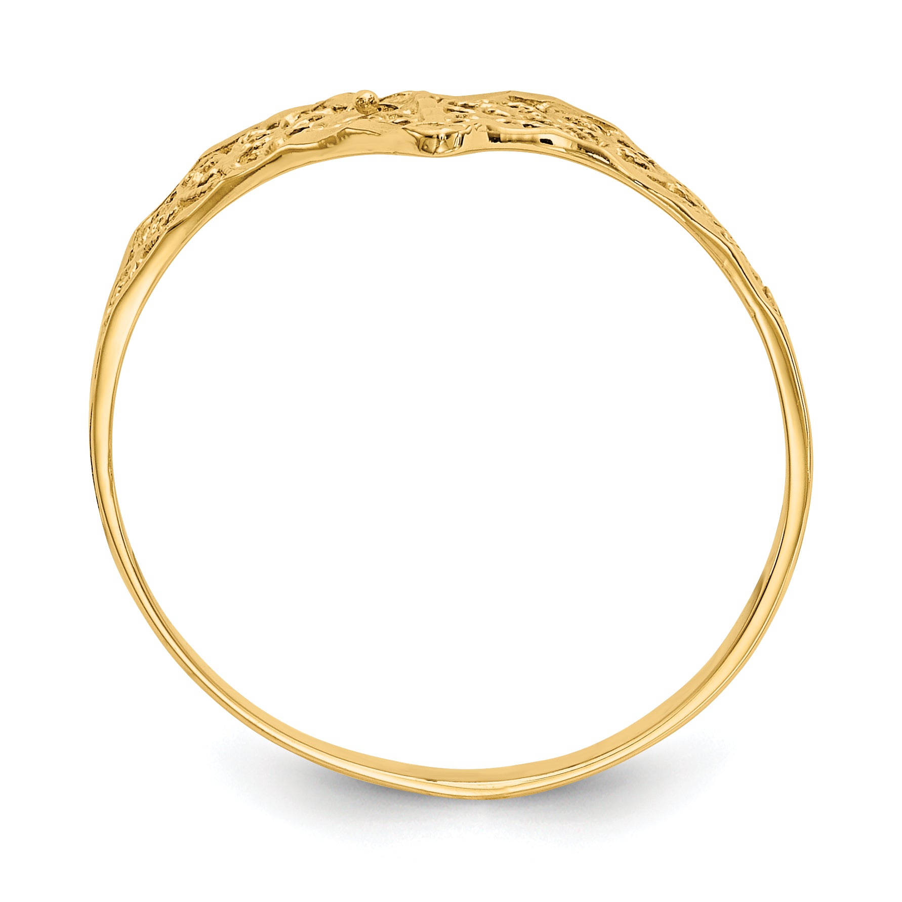 14k Diamond-Cut Filigree Ring - Solomon Jewelers