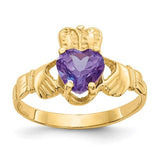 14k-june-cz-birthstone-claddagh-ring-SolomonJeweler-Wichita-KS-CustomJewelry
