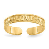 14k-polished-love-and-hearts-toe-ring-SolomonJeweler-Wichita-KS-CustomJewelry