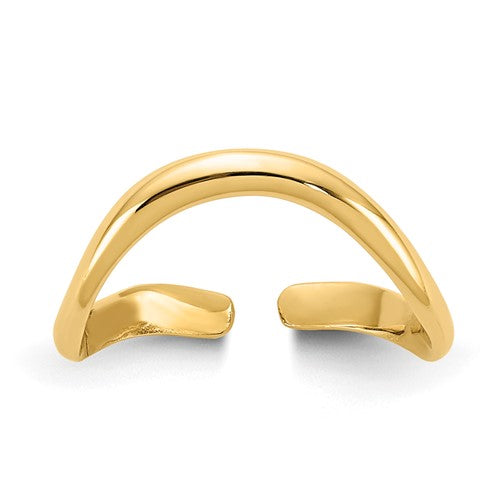 14k-polished-toe-ring-SolomonJeweler-Wichita-KS-CustomJewelry
