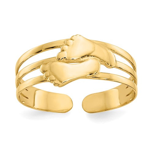 14k-bare-feet-toe-ring-SolomonJeweler-Wichita-KS-CustomJewelry