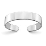 14k-white-gold-polished-adjustable-toe-ring-SolomonJeweler-Wichita-KS-CustomJewelry