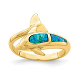 14k-lab-created-opal-dolphin-ring-SolomonJeweler-Wichita-KS-CustomJewelry