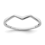 14K white gold ring from Solomon Jewelers, featuring a sleek, polished band suitable for elegant jewelry styling.