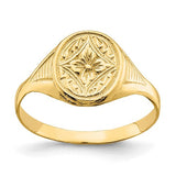 14k-oval-star-diamond-center-baby-ring-SolomonJeweler-Wichita-KS-CustomJewelry