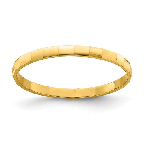 14k-bamboo-texture-band-childs-ring-SolomonJeweler-Wichita-KS-CustomJewelry