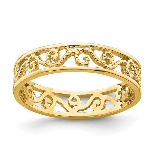 14k-beaded-scroll-cut-out-band-childs-ring-SolomonJeweler-Wichita-KS-CustomJewelry