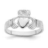 14k-white-gold-claddagh-ring-SolomonJeweler-Wichita-KS-CustomJewelry
