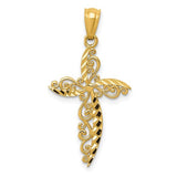 14k-scroll-design-cross-pendant-SolomonJeweler-Wichita-KS-CustomJewelry