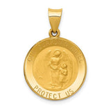 14k-guardian-angel-medal-hollow-pendant-SolomonJeweler-Wichita-KS-CustomJewelry