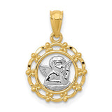14k-w-rhodium-framed-cherub-pendant-SolomonJeweler-Wichita-KS-CustomJewelry
