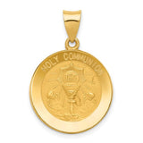 14k-holy-communion-medal-hollow-pendant-SolomonJeweler-Wichita-KS-CustomJewelry