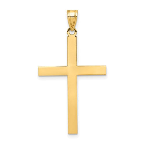 14k-engravable-cross-charm-SolomonJeweler-Wichita-KS-CustomJewelry