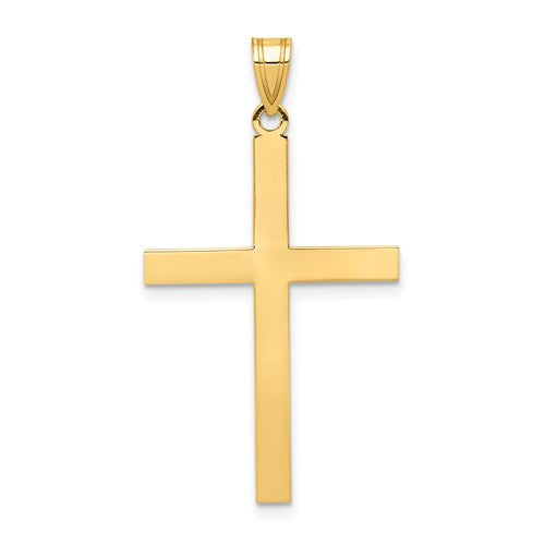 14k-engravable-cross-charm-SolomonJeweler-Wichita-KS-CustomJewelry