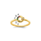14k-diamond-heart-w-5-birthstone-mothers-circle-ring-semi-mount-SolomonJeweler-Wichita-KS-CustomJewelry