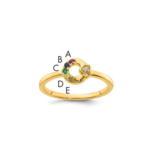 14k-diamond-heart-w-5-birthstone-mothers-circle-ring-semi-mount-SolomonJeweler-Wichita-KS-CustomJewelry