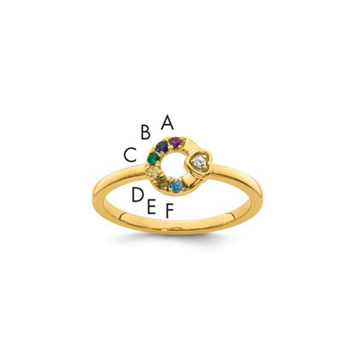 14k-dia-heart-with-6-birthstone-mothers-circle-ring-semi-mount-SolomonJeweler-Wichita-KS-CustomJewelry