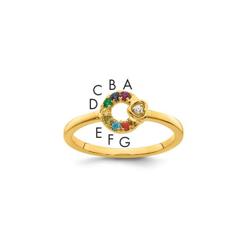 14k-dia-heart-with-7-birthstone-mothers-circle-ring-semi-mount-SolomonJeweler-Wichita-KS-CustomJewelry