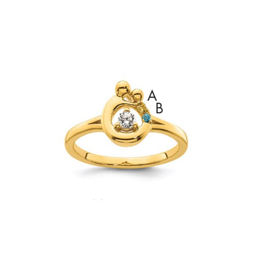 14k-diamond-with-2-birthstone-mother-child-ring-semi-mount-SolomonJeweler-Wichita-KS-CustomJewelry
