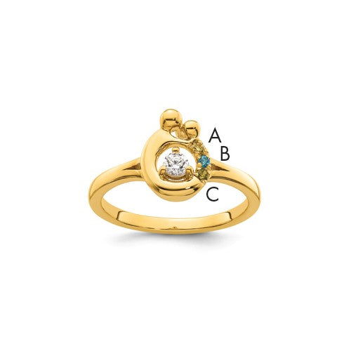 14k-diamond-with-3-birthstone-mother-child-ring-semi-mount-SolomonJeweler-Wichita-KS-CustomJewelry