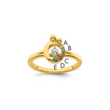 14k-diamond-with-5-birthstone-mother-child-ring-semi-mount-SolomonJeweler-Wichita-KS-CustomJewelry