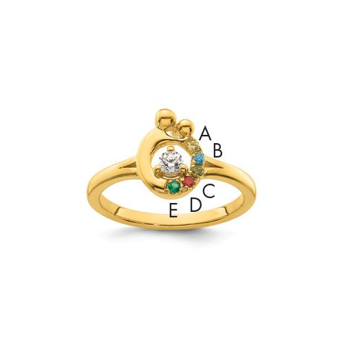 14k-diamond-with-5-birthstone-mother-child-ring-semi-mount-SolomonJeweler-Wichita-KS-CustomJewelry