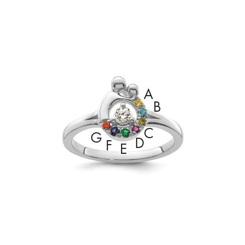 14k-wg-diamond-with-7-birthstone-mother-child-ring-semi-mount-SolomonJeweler-Wichita-KS-CustomJewelry