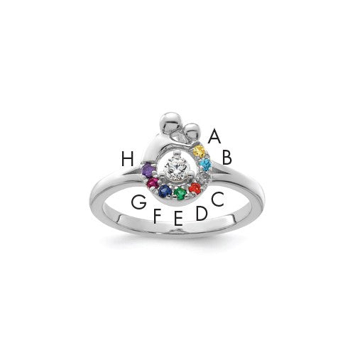 14k-wg-diamond-with-8-birthstone-mother-child-ring-semi-mount-SolomonJeweler-Wichita-KS-CustomJewelry