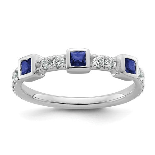 14k-white-gold-polished-diamond-and-sapphire-fashion-ring-SolomonJeweler-Wichita-KS-CustomJewelry