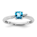 14k-white-gold-polished-diamond-and-blue-topaz-fashion-ring-SolomonJeweler-Wichita-KS-CustomJewelry