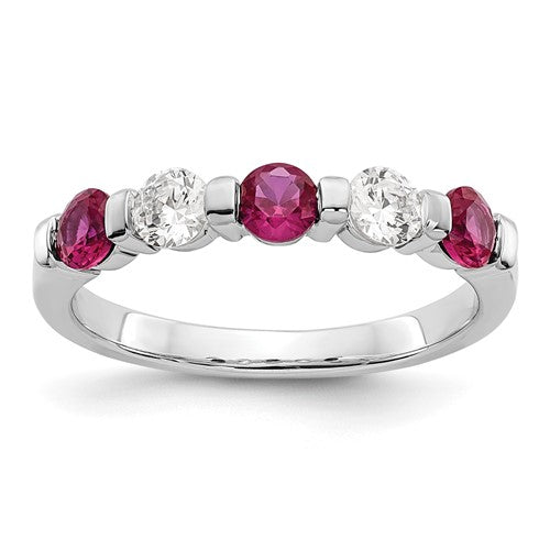 14k-white-gold-diamond-w-ruby-band-SolomonJeweler-Wichita-KS-CustomJewelry