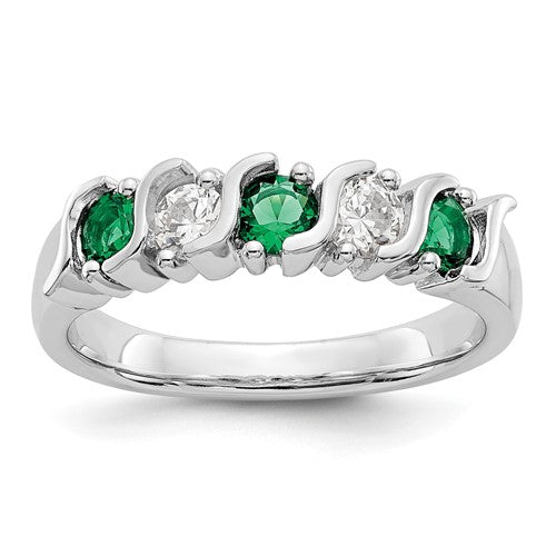 14k-white-gold-diamond-w-emerald-band-SolomonJeweler-Wichita-KS-CustomJewelry