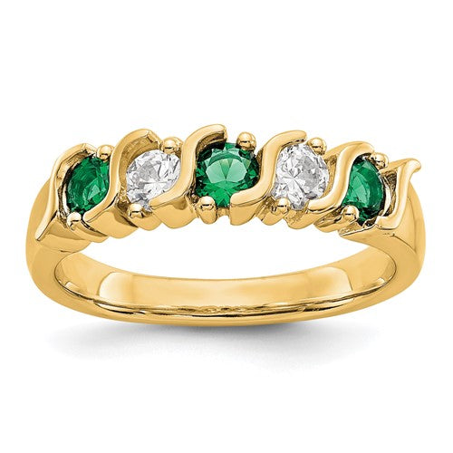 14k-yellow-gold-diamond-w-emerald-band-SolomonJeweler-Wichita-KS-CustomJewelry