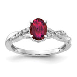 14k-white-gold-oval-created-ruby-and-diamond-ring-SolomonJeweler-Wichita-KS-CustomJewelry